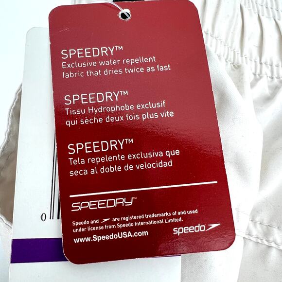 Speedo Mens Swim Trunks Oatmeal Mesh Liner Size XXL NEW - Picture 6 of 9
